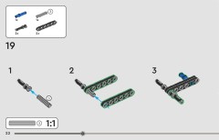 LEGO 42200 instructions page 22 – build guide