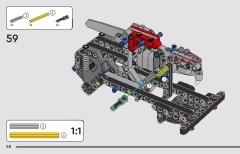 LEGO 42200 instructions page 58 – build guide