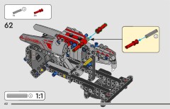 LEGO 42200 instructions page 62 – build guide