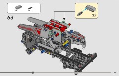 LEGO 42200 instructions page 63 – build guide