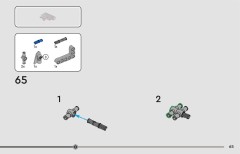 LEGO 42200 instructions page 65 – build guide