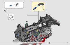 LEGO 42200 instructions page 85 – build guide