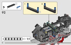 LEGO 42200 instructions page 86 – build guide