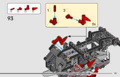 LEGO 42200 instructions page 87 – build guide
