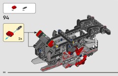 LEGO 42200 instructions page 88 – build guide