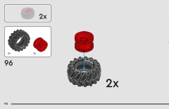LEGO 42200 instructions page 90 – build guide
