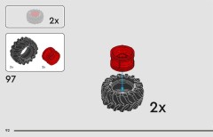LEGO 42200 instructions page 92 – build guide
