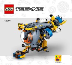 LEGO 42201 instructions page 1 – build guide