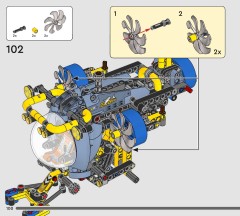 LEGO 42201 instructions page 100 – build guide