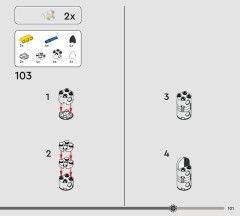 LEGO 42201 instructions page 101 – build guide