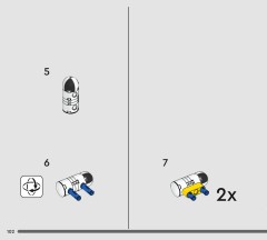 LEGO 42201 instructions page 102 – build guide