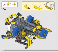 LEGO 42201 instructions page 106 – build guide