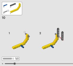 LEGO 42201 instructions page 12 – build guide
