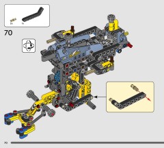 LEGO 42201 instructions page 70 – build guide
