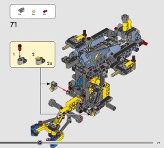 LEGO 42201 instructions page 71 – build guide