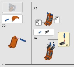 LEGO 42201 instructions page 72 – build guide