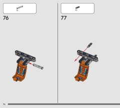 LEGO 42201 instructions page 74 – build guide