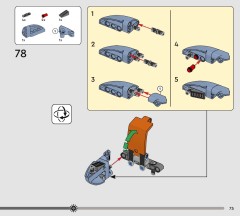 LEGO 42201 instructions page 75 – build guide