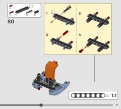 LEGO 42201 instructions page 77 – build guide