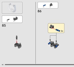 LEGO 42201 instructions page 82 – build guide
