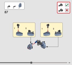 LEGO 42201 instructions page 83 – build guide