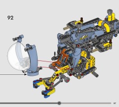 LEGO 42201 instructions page 87 – build guide