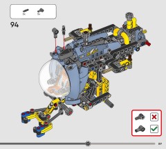 LEGO 42201 instructions page 89 – build guide