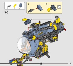 LEGO 42201 instructions page 91 – build guide