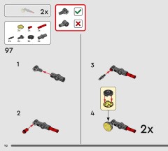 LEGO 42201 instructions page 92 – build guide