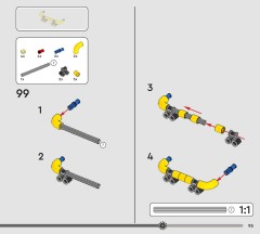 LEGO 42201 instructions page 95 – build guide