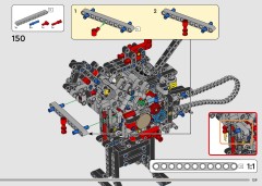 LEGO 42202 instructions page 129 – build guide