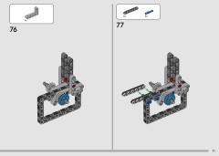 LEGO 42202 instructions page 71 – build guide