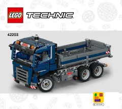 LEGO 42203 instructions page 1 – build guide