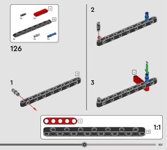 LEGO 42203 instructions page 107 – build guide
