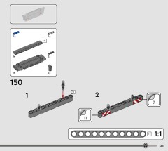 LEGO 42203 instructions page 135 – build guide