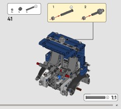 LEGO 42203 instructions page 41 – build guide