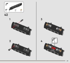 LEGO 42203 instructions page 43 – build guide