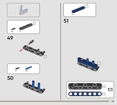 LEGO 42203 instructions page 49 – build guide