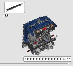 LEGO 42203 instructions page 53 – build guide