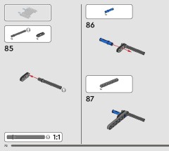 LEGO 42203 instructions page 72 – build guide