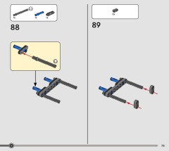 LEGO 42203 instructions page 73 – build guide