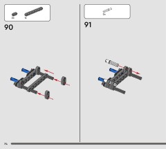 LEGO 42203 instructions page 74 – build guide