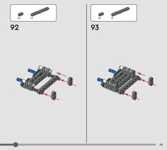 LEGO 42203 instructions page 75 – build guide