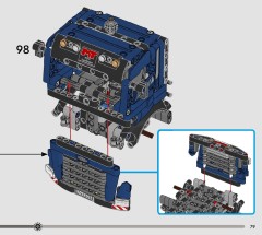 LEGO 42203 instructions page 79 – build guide