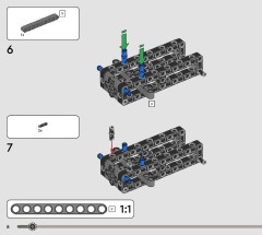 LEGO 42203 instructions page 8 – build guide