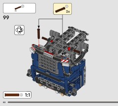 LEGO 42203 instructions page 80 – build guide