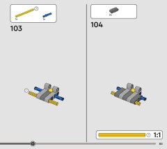LEGO 42203 instructions page 83 – build guide