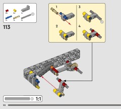 LEGO 42203 instructions page 90 – build guide