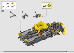 LEGO 42205 instructions page 72 – build guide