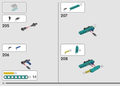 LEGO 42208 instructions page 132 – build guide